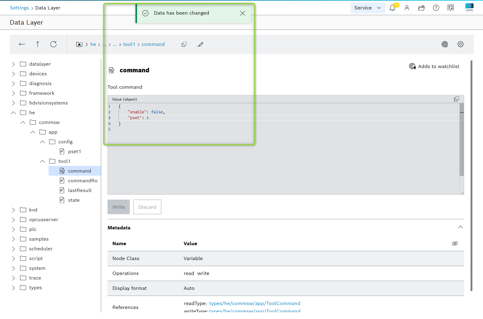 Data Layer Disable